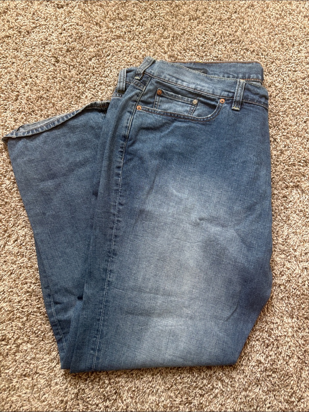 Lucky Brandy Men's Big and Tall Blue Denim Jeans
